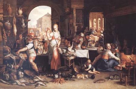 Frans Snyders Joachim Antonisz Uytewael Kitchen Scene (mk14) Germany oil painting art